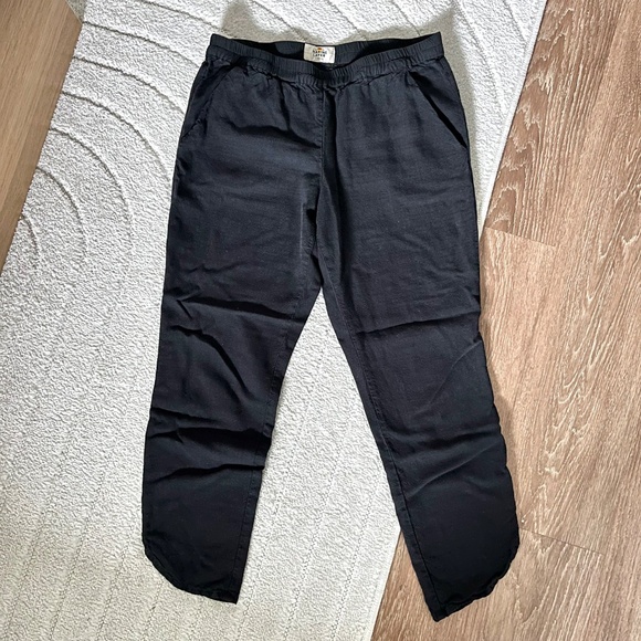 Marine Layer Allison Pant Pull-on Woven Textured Tencel Ankle XS - Picture 2 of 12